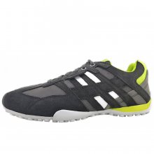 Neu Eingetroffen Geox Herren Uomo Snake Sportlicher Schnürer In C1E3S- Graphite/Lime Gree