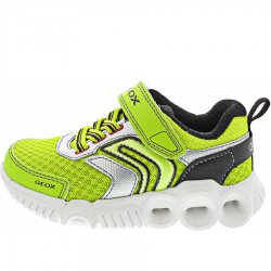 Neu Eingetroffen Geox Wroom Boy Klettschuh in lime-black