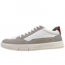 Neu Eingetroffen Geox Herren Schnürer In C0284 White/Grey