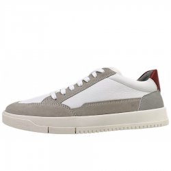 Neu Eingetroffen Geox Herren Schnürer In C0284 White/Grey