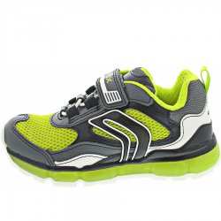 Neu Eingetroffen Geox Android Boy Klettschuh in dark grey-lime