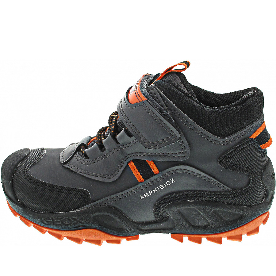 Neu Eingetroffen Geox Savage Stiefel in dk grey/orange