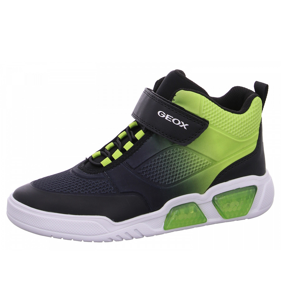 Neu Eingetroffen Geox J Illuminus Sneaker high in C0802 blk